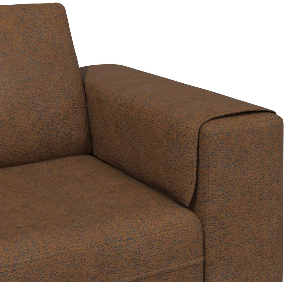 Svetainės sofa 3 vnt. Ruda