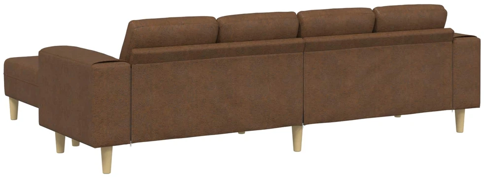 Svetainės sofa 3 vnt. Ruda