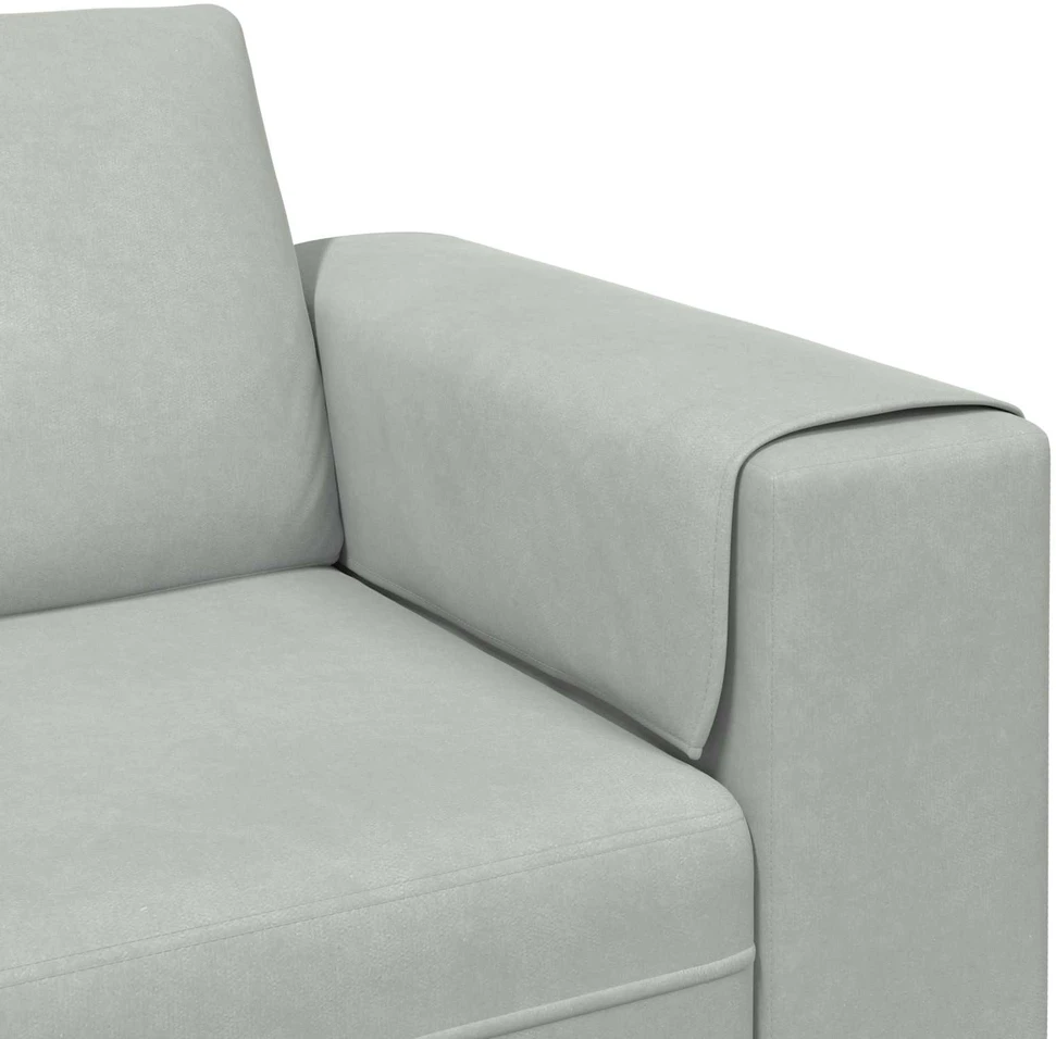 Svetainės sofa 3 vnt. Šviesiai pilka