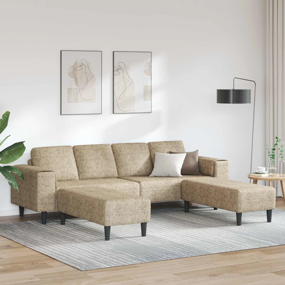 Svetainės sofa 3 vnt. Šviesiai pilka