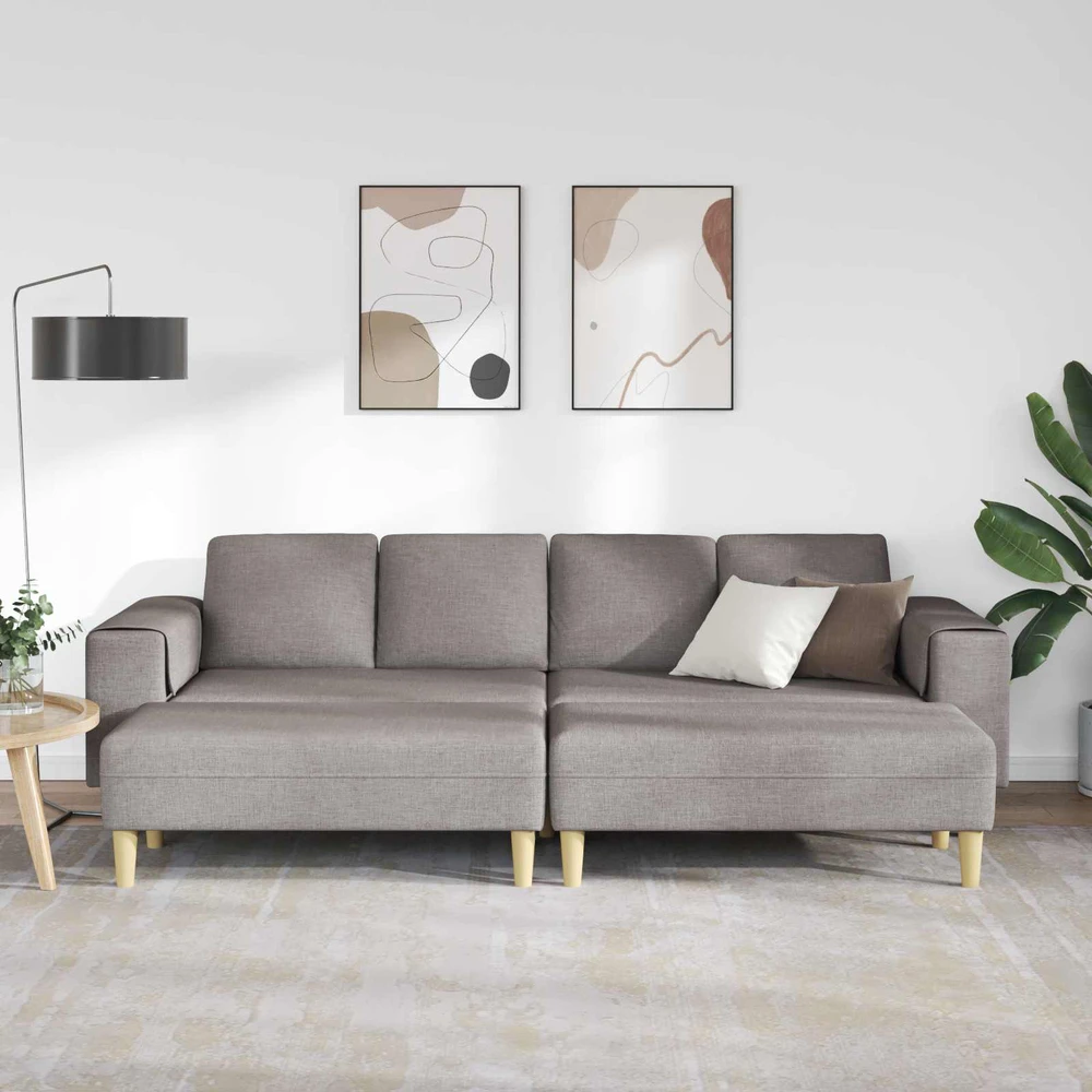 Svetainės sofa 3 vnt. Tortora Poliesteris