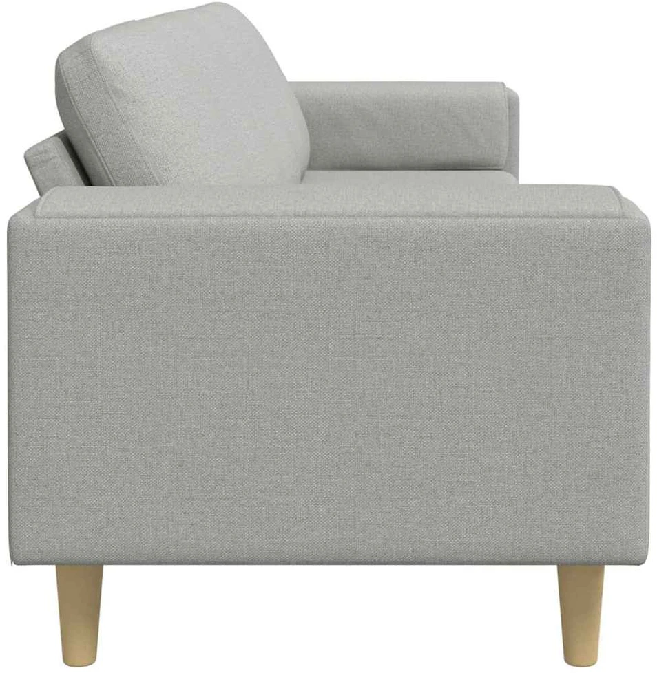 Svetainės sofa Debesų pilka 250 x 77 x 76 cm Poliesteris