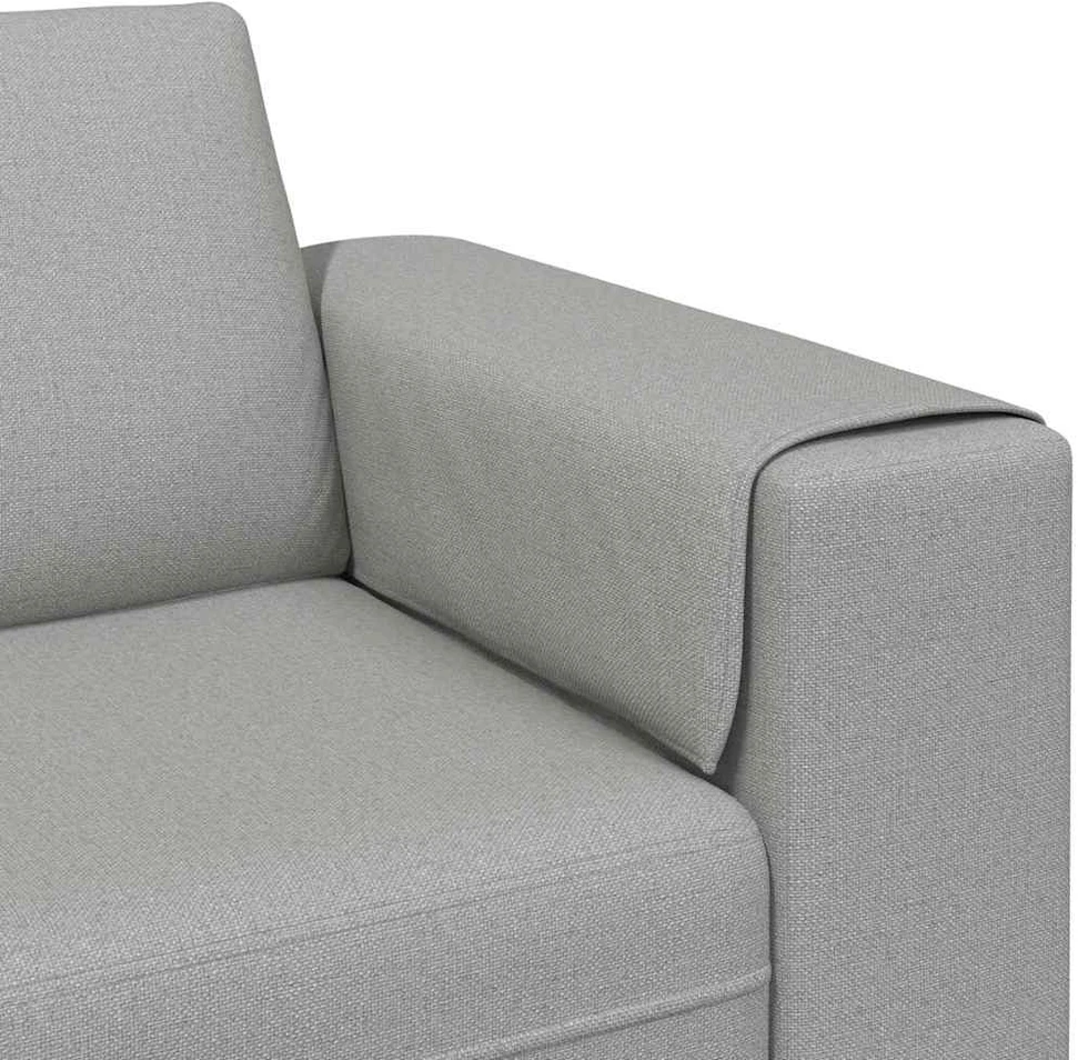 Svetainės sofa Debesų pilka 250 x 77 x 76 cm Poliesteris