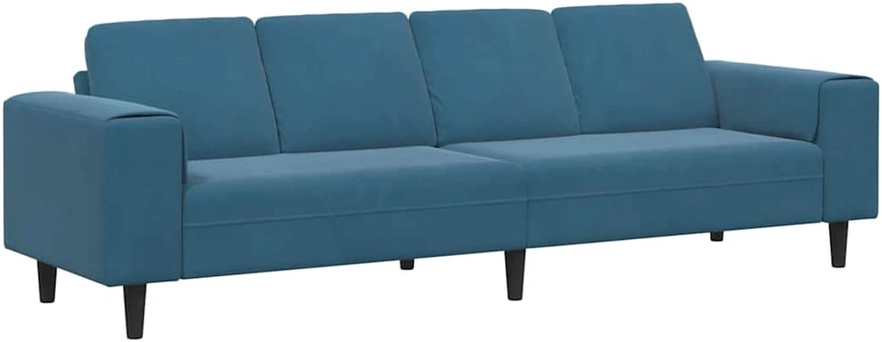Svetainės sofa Mėlyna 250 x 77 x 76 cm