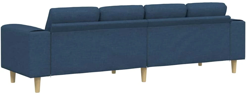 Svetainės sofa Mėlyna 250 x 77 x 76 cm Poliesteris