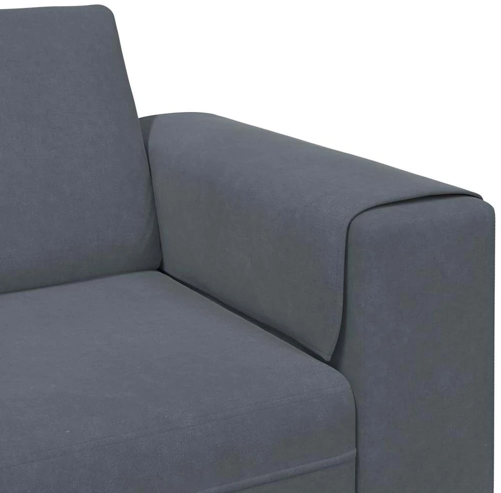Svetainės sofa Tamsiai pilka 250 x 77 x 76 cm