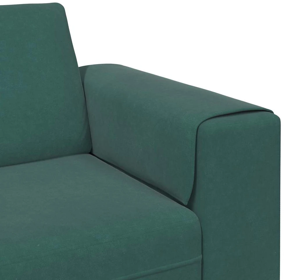 Svetainės sofa Tamsiai žalia 250 x 77 x 76 cm