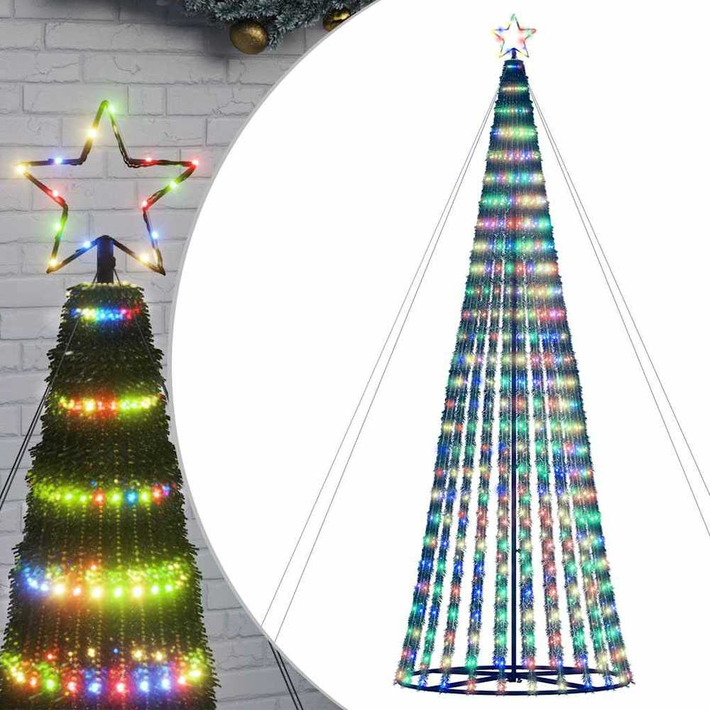 LED Kalėdų eglutė 1028 LED Spalvingi 403 cm