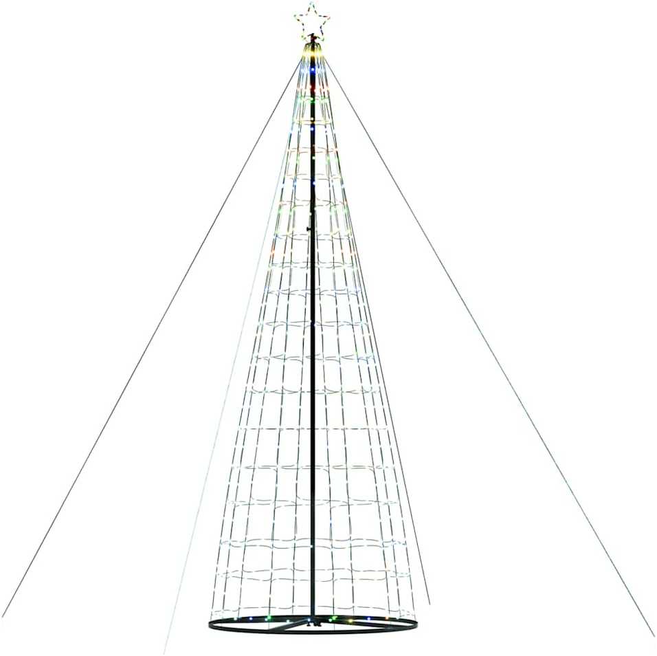 LED Kalėdų eglutė 1534 LED Spalvingi 500 cm