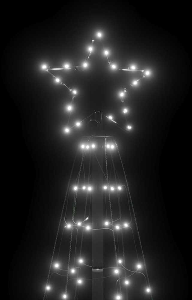 Šviečianti Kalėdų eglutė, 180cm, 220 šaltų LED, kūgio formos