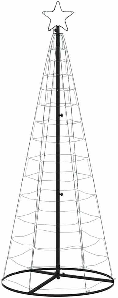 LED Kalėdų eglutė 200 LED Šiltai Balta 180 cm