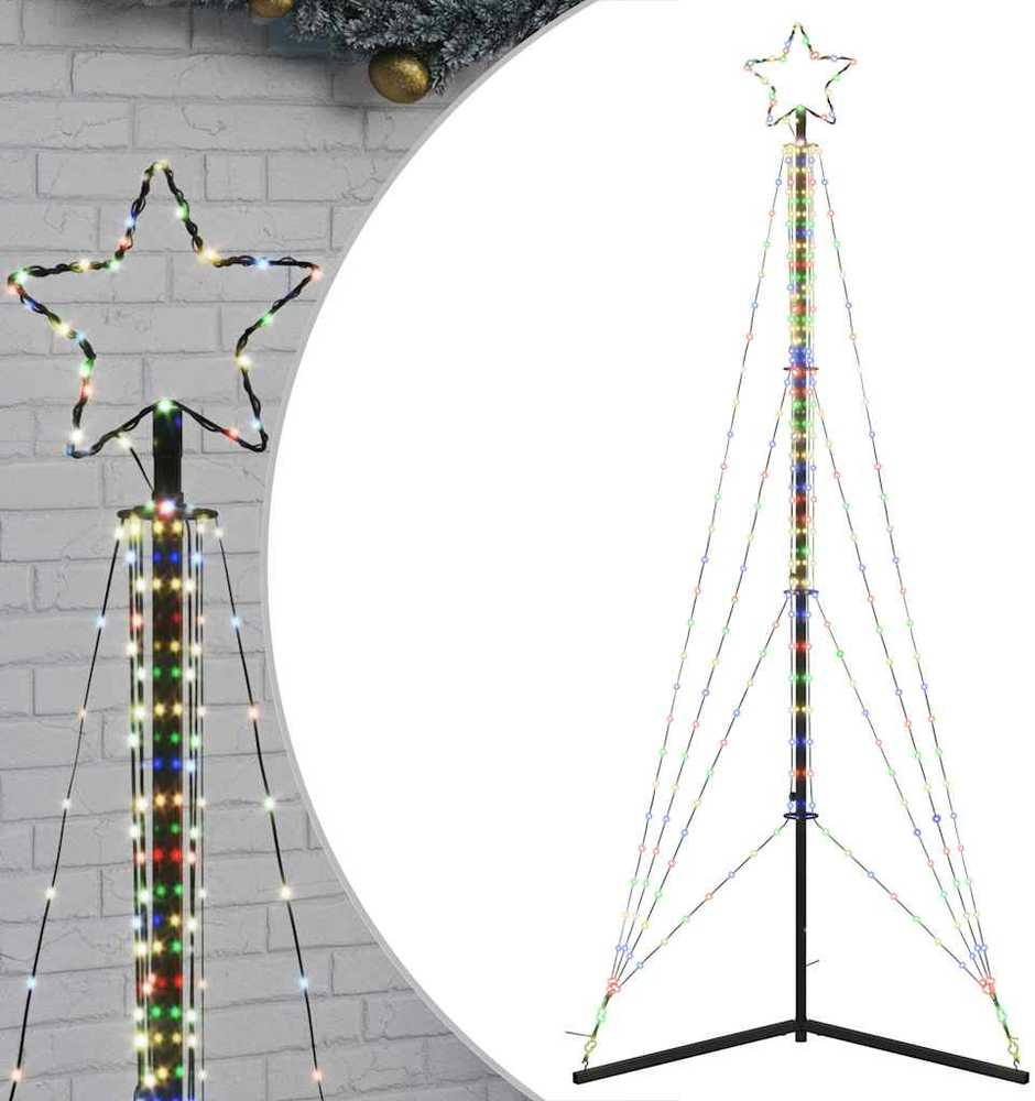 LED Kalėdų eglutė 483 LED Spalvingi 240 cm