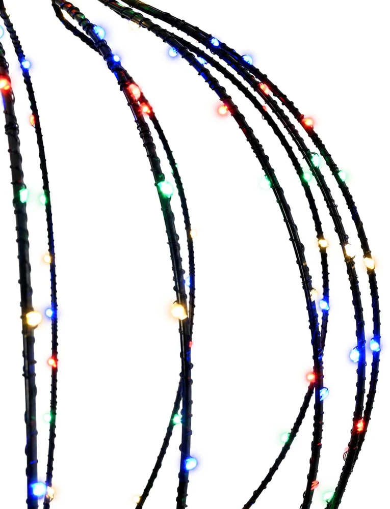 Šviečiantis kalėdinis dekoras 320 LED Įvairių spalvų