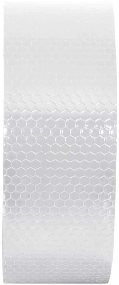 Šviesą atspindinti lipni juosta, balta, 5cmx20m, PVC