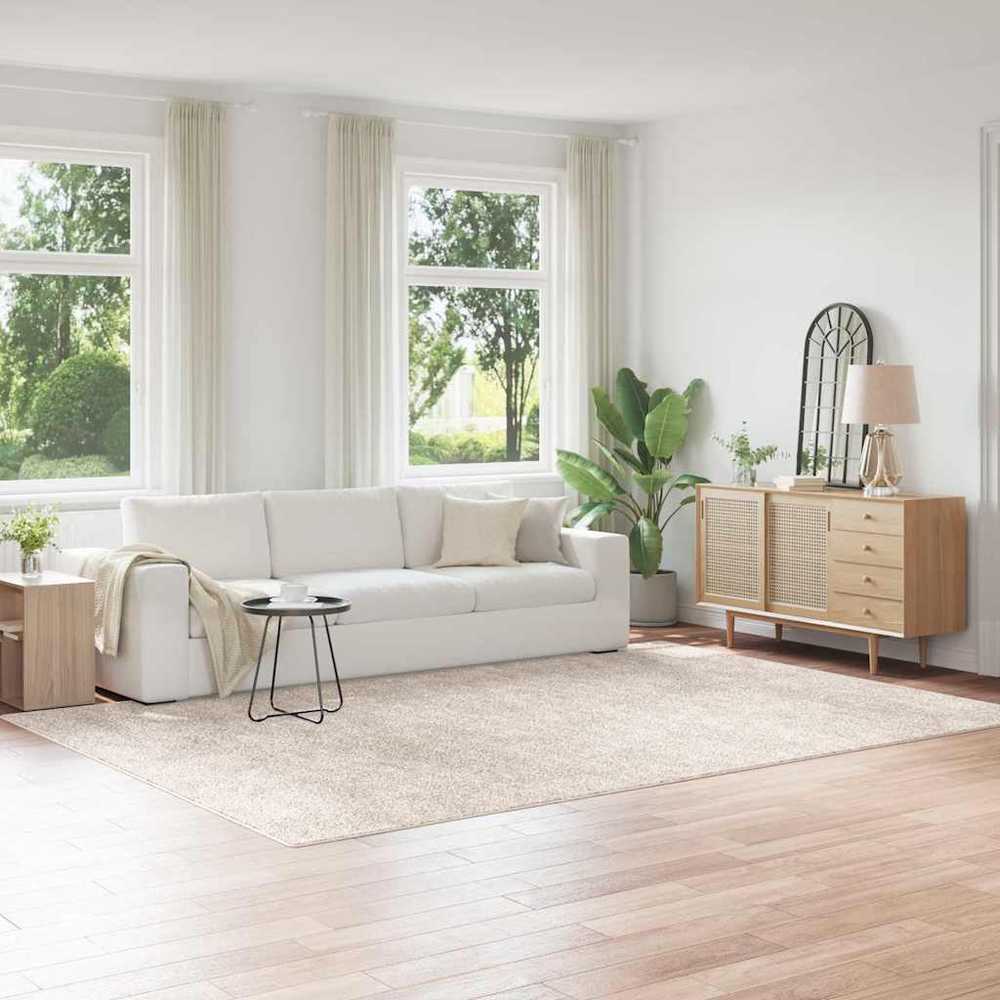 Neslystantis plaukuotas kilimas Kreminė 240 x 340 cm PP