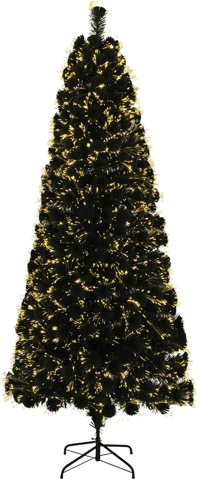 Šviesolaidinė kalėdinė eglutė 180 cm 24 LED Šilta balta PVC
