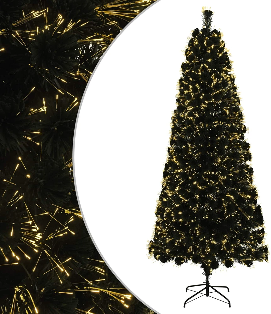 Šviesolaidinė kalėdinė eglutė 210 cm 24 LED Šilta balta PVC