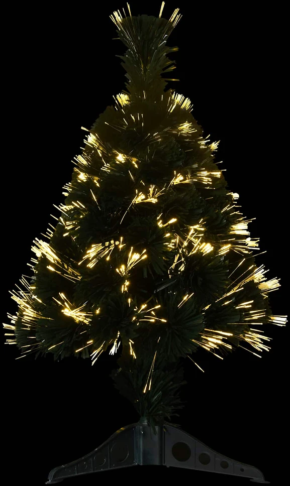Šviesolaidinė kalėdinė eglutė 64 cm 12 LED Šilta balta PVC