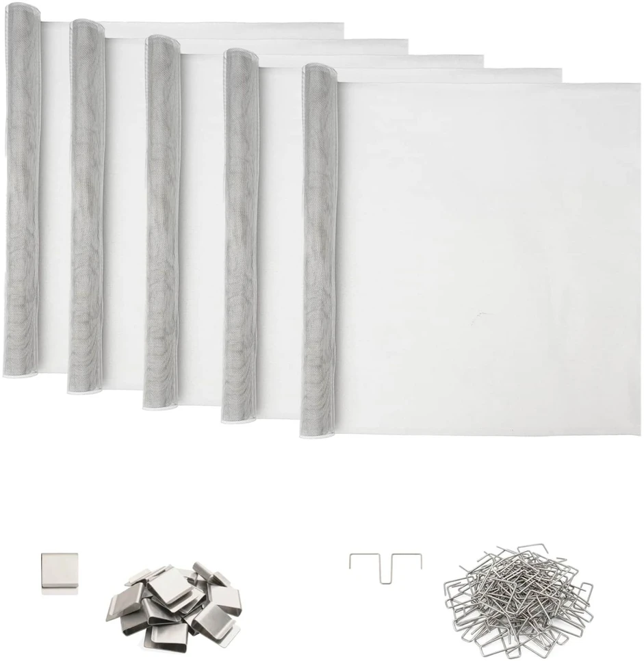 Šviesos šachtos dangtis su spaustukais 5 vnt. 70 x 190 cm