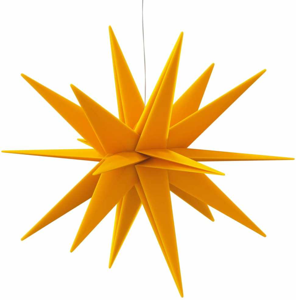 Kalėdiniai šviestuvai su LED, 3vnt., geltoni, 57cm, sulankstomi