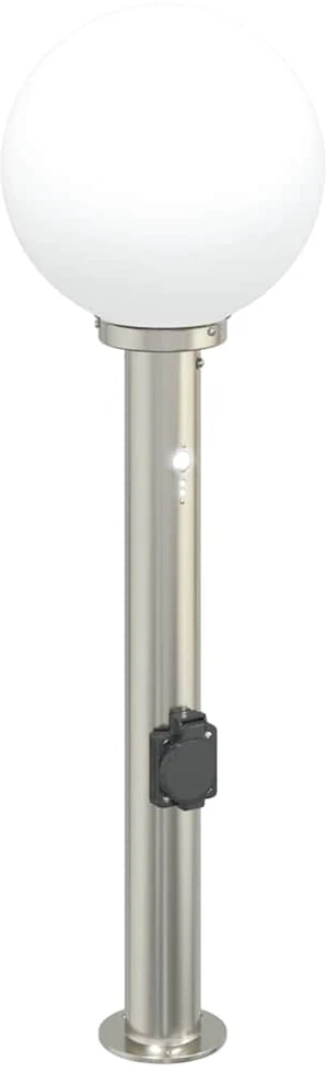 Pakabinamas šviestuvas Šviestuvai su jutikliu ir lizdu, 3 vnt., 80 cm, nerūdijantis plienas, IP44