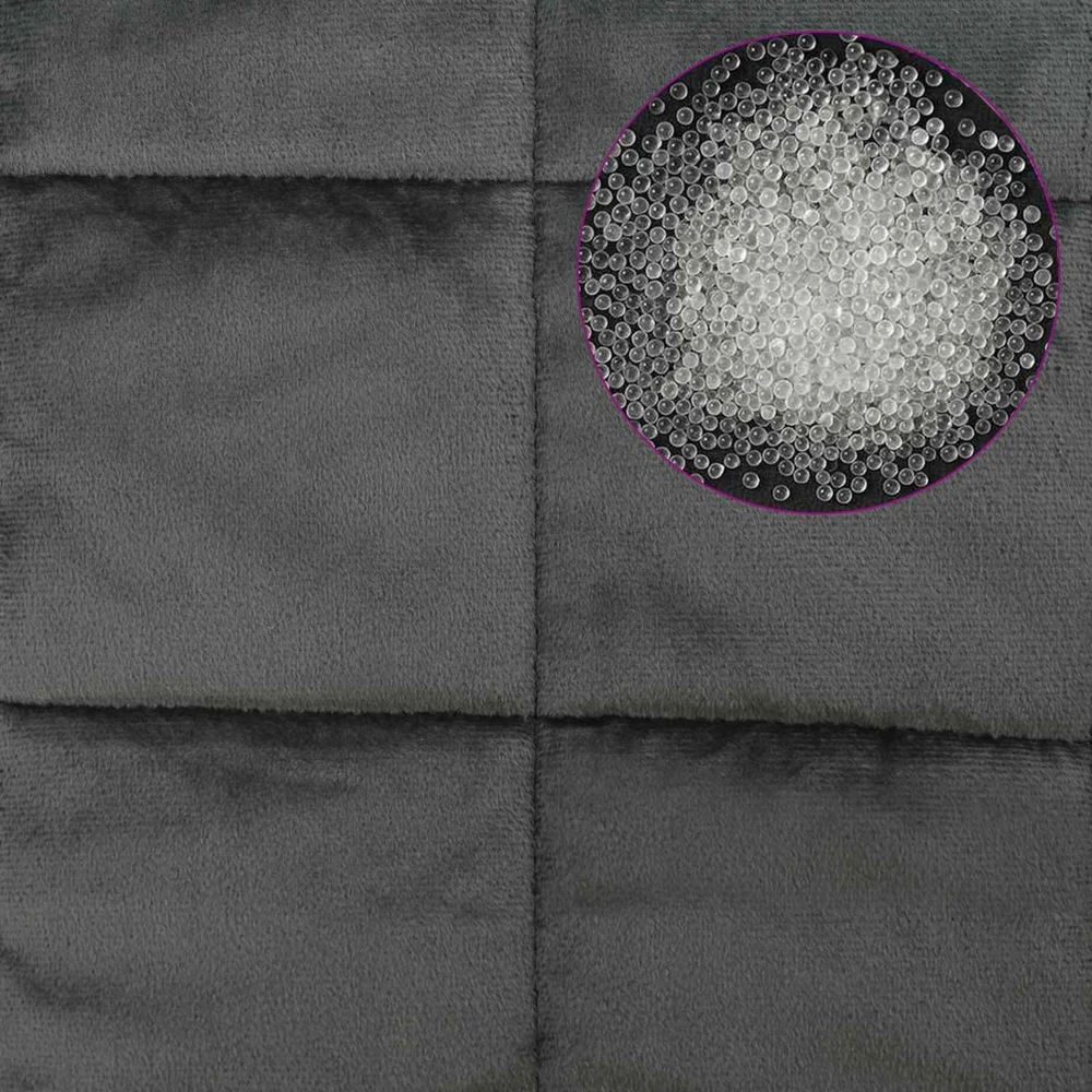 Svorio antklodė Antracito 122 x 183 cm 5kg 100% Medvilnė 205T