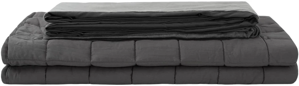 Svorio antklodė Antracito 150 x 200 cm 11 kg 100% Medvilnė 205T