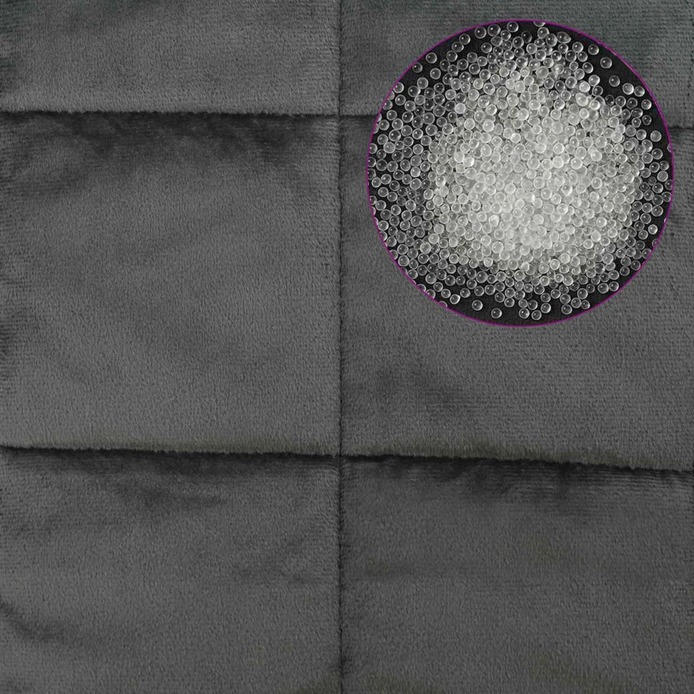 Svorio antklodė Antracito 235 x 290 cm 15 kg 100% Medvilnė 205T