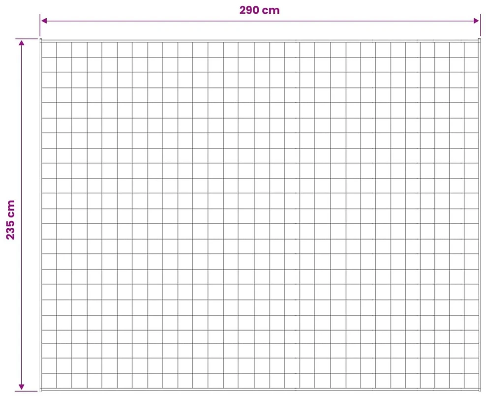 Svorio antklodė Antracito 235 x 290 cm 15 kg 100% Medvilnė 205T