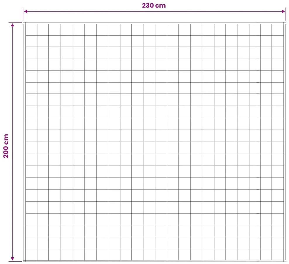 Svorio antklodė Balta 200 x 230 cm 13 kg 100% Medvilnė 205T