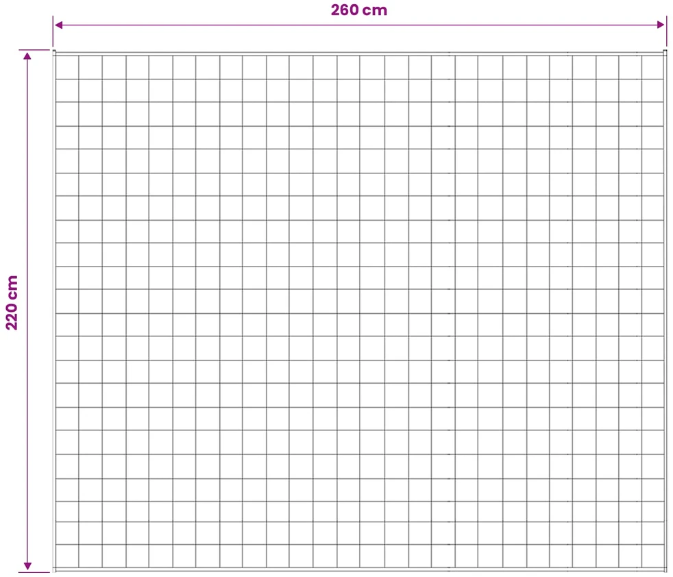 Svorio antklodė Balta 220 x 260 cm 15 kg 100% Medvilnė 205T