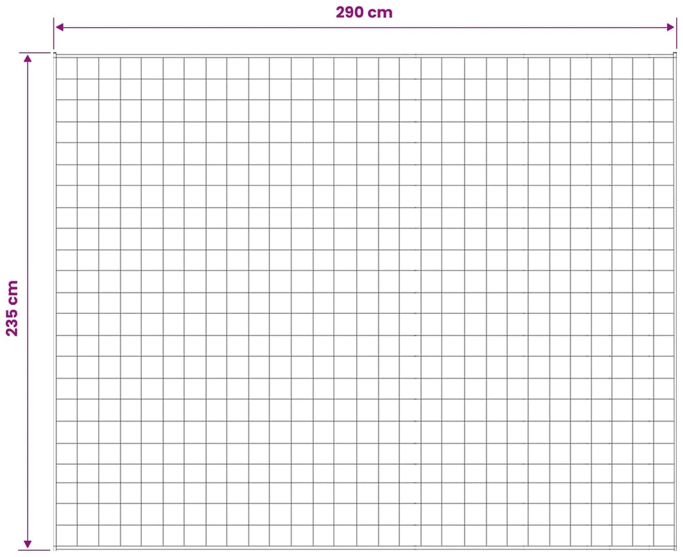 Svorio antklodė Balta 235 x 290 cm 15 kg 100% Medvilnė 205T