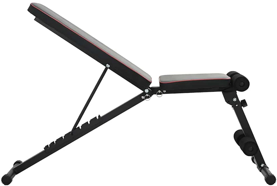 Svorio suoliukas Juoda 131 x 41 x 110 cm