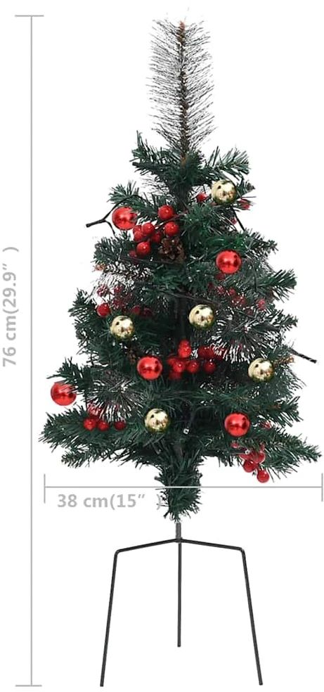 Tako dekoracijos-dirbtinės Kalėdų eglutės, 2vnt., 76cm, PVC