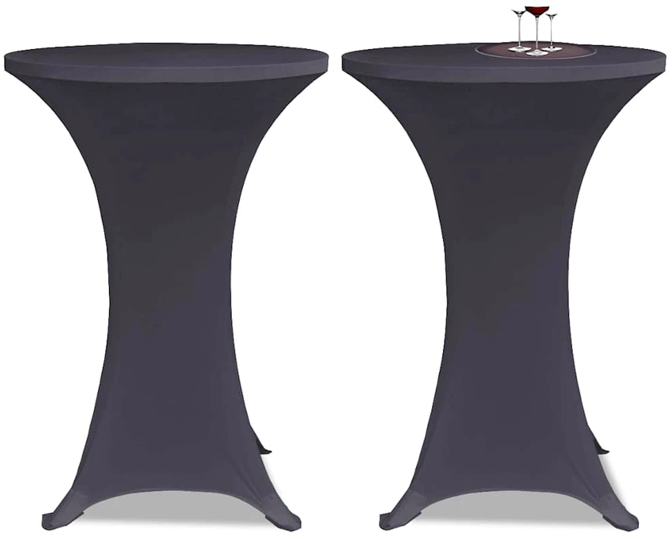 Tampri staltiesė, 2 vnt., Skersmuo 60 cm, Antracito spalvos