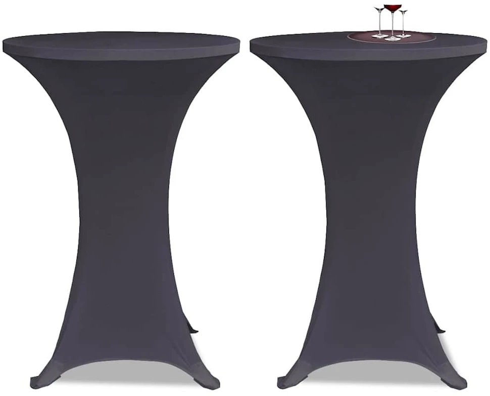 Tampri staltiesė, 2 vnt., Skersmuo 70 cm, Antracito spalvos