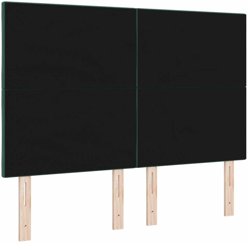 Galvūgalis Tamsiai žalia 144 cm Aksomas
