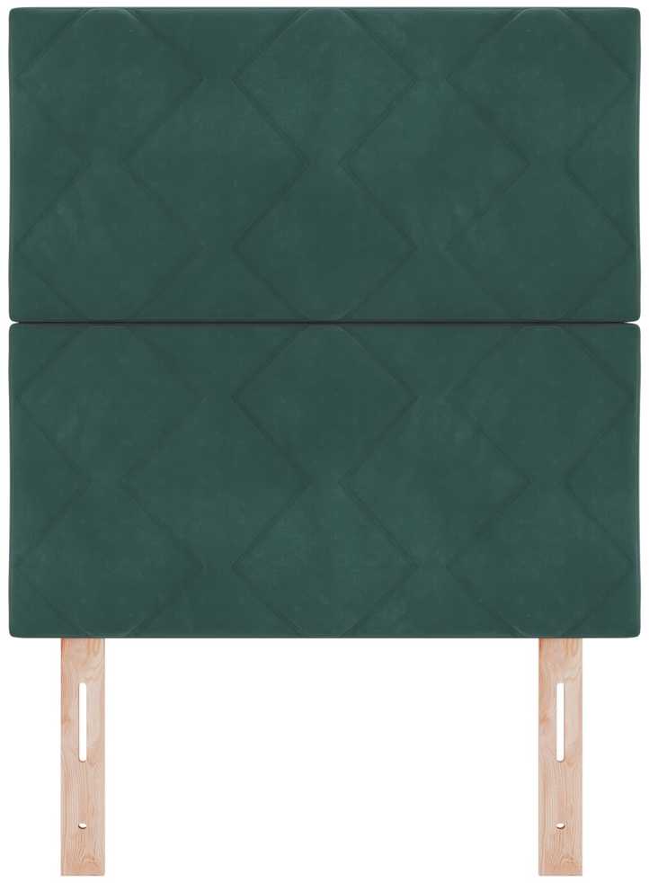 Galvūgalis Tamsiai žalia 80 cm Aksomas