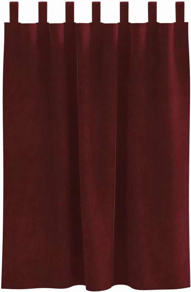 Užtemdymo užuolaidos 2 vnt. Vyno raudona 140 x 140 cm Aksomas