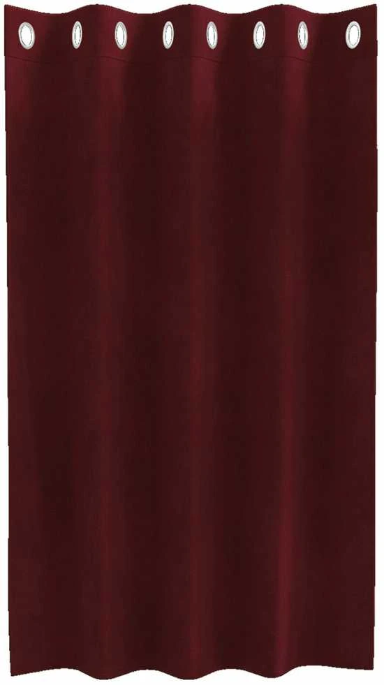 Užtemdymo užuolaidos 2 vnt. Vyno raudona 140 x 140 cm Aksomas