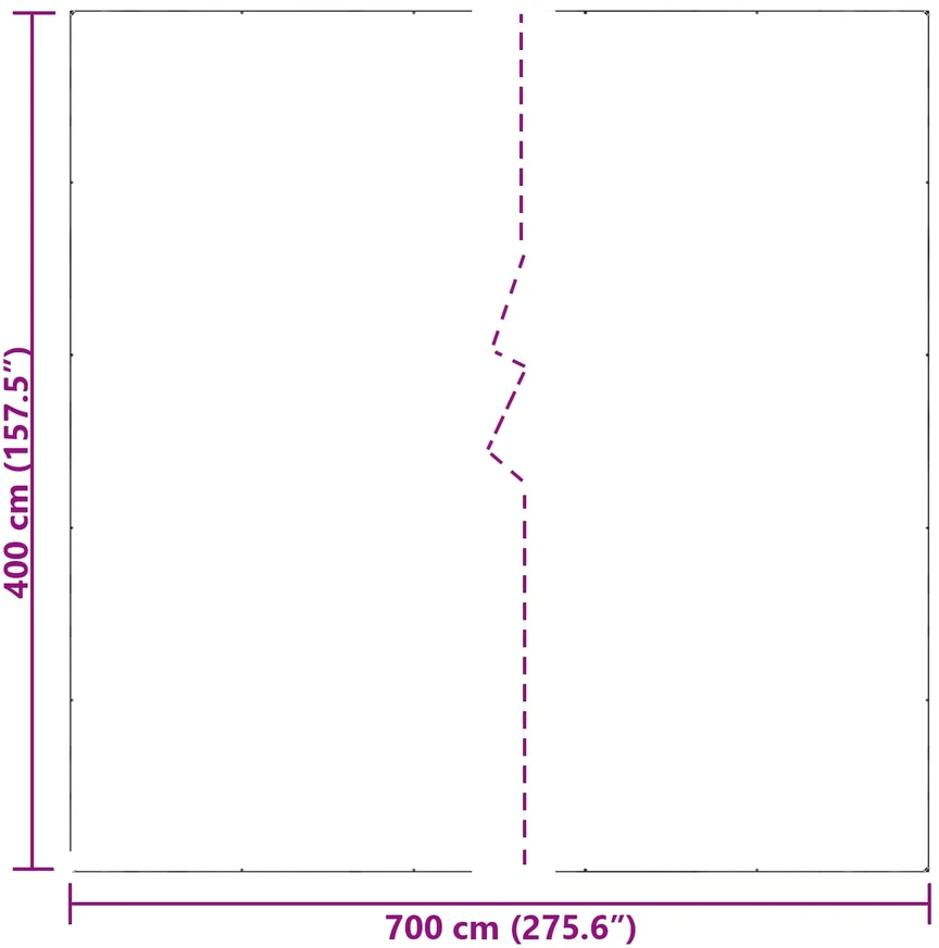 Tarpas 140 gsm Skaidrus 7 x 4 m PE