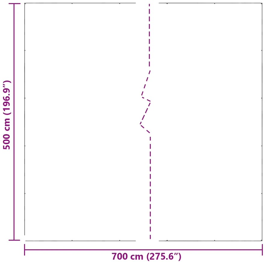 Tarpas 140 gsm Skaidrus 7 x 5 m PE