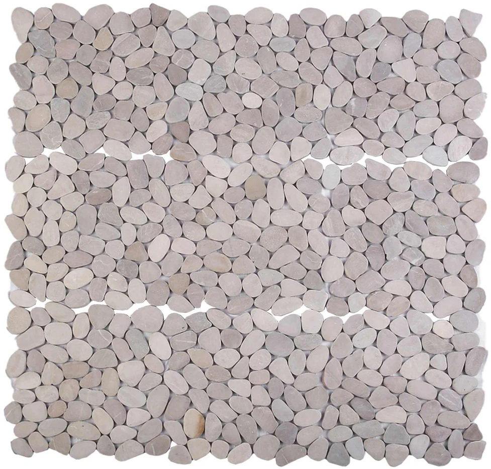 Akmeninės plytelės Taupe 30 x 30 cm Upės akmuo