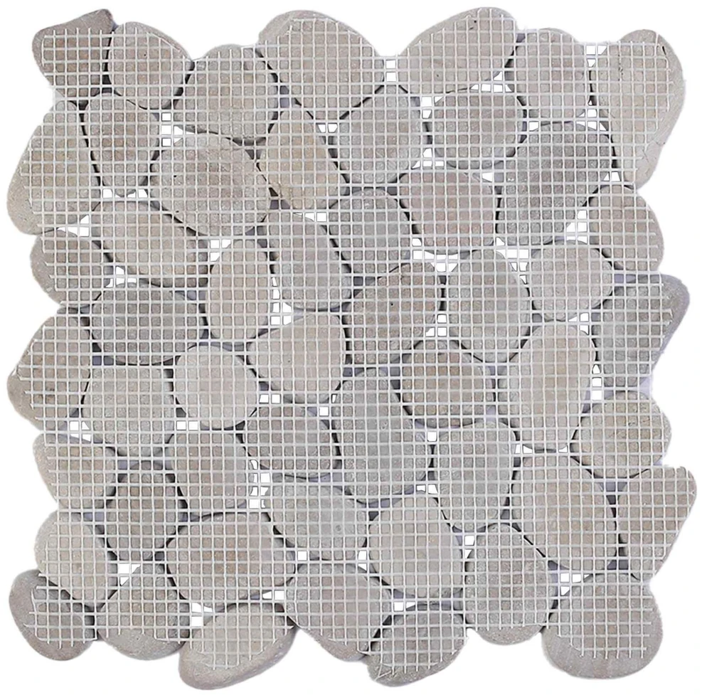 Akmeninės plytelės Taupe 30 x 30 cm Upės akmuo