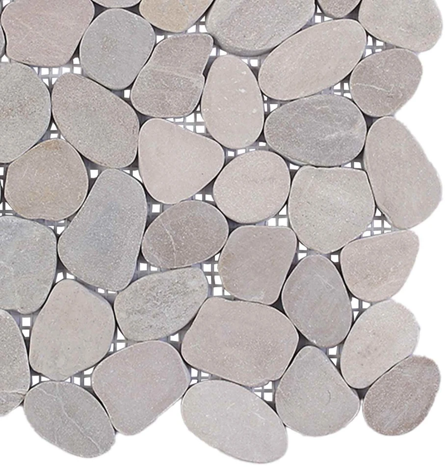 Akmeninės plytelės Taupe 30 x 30 cm Upės akmuo