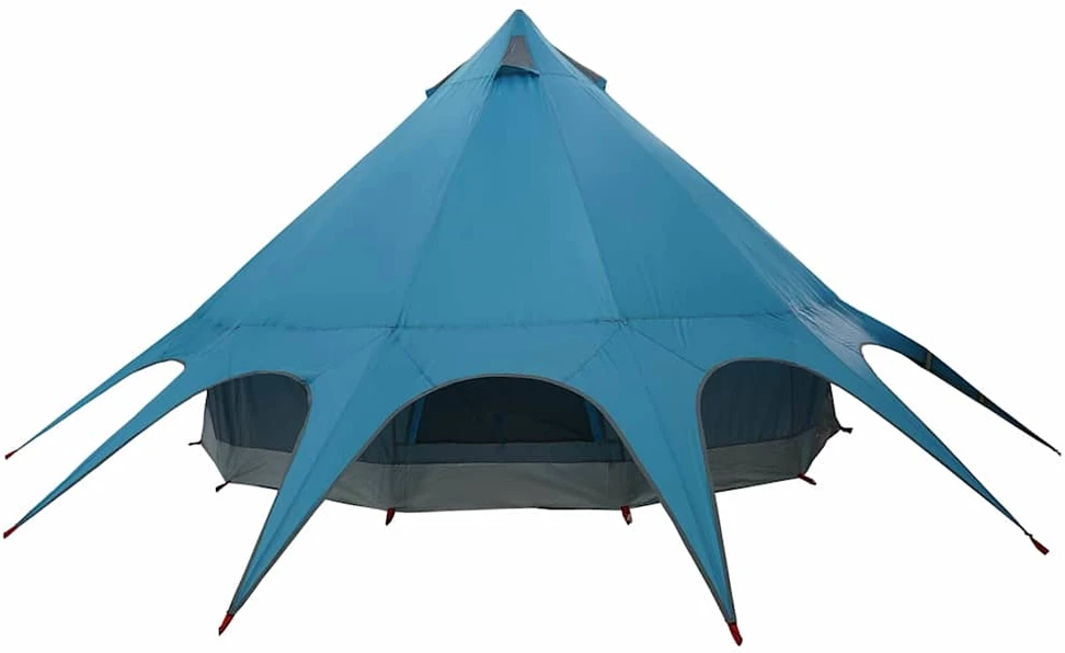 Teepee palapinė 5 žmonėms 5 asmeniui Mėlyna ir Pilka