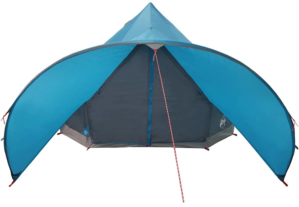 Teepee palapinė 5 žmonėms 5 asmeniui Mėlyna ir Pilka