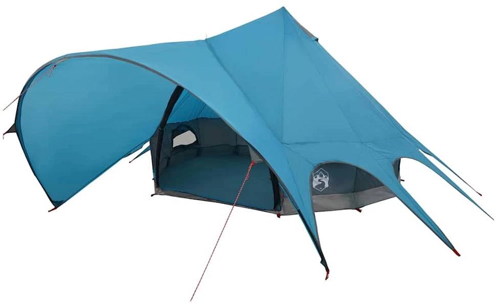 Teepee palapinė 5 žmonėms 5 asmeniui Mėlyna ir Pilka