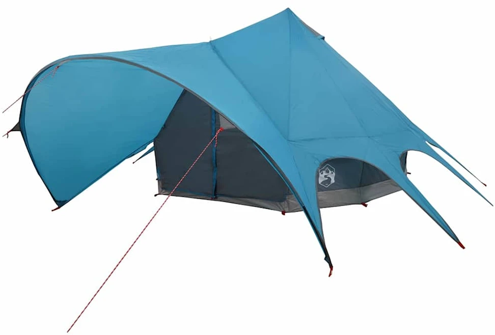 Teepee palapinė 5 žmonėms 5 asmeniui Mėlyna ir Pilka