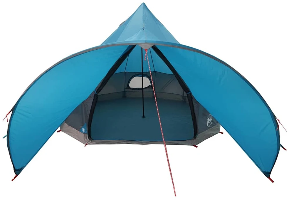 Teepee palapinė 5 žmonėms 5 asmeniui Mėlyna ir Pilka
